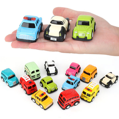 🚗 50% RABATT! 🧸 Cartoon-Spielzeugautos – Leuchtende Farben, ABS & langlebig – Perfekt als Geschenk ✨