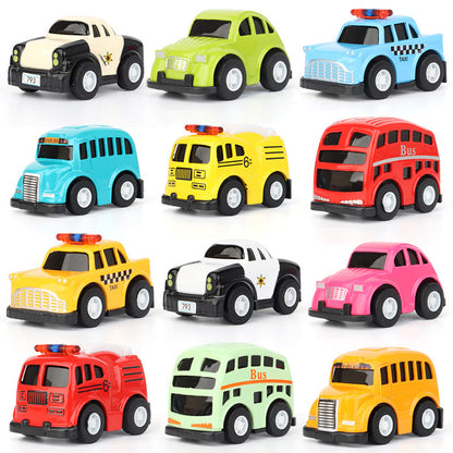 🚗 50% RABATT! 🧸 Cartoon-Spielzeugautos – Leuchtende Farben, ABS & langlebig – Perfekt als Geschenk ✨