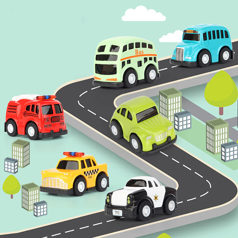 🚗 50% RABATT! 🧸 Cartoon-Spielzeugautos – Leuchtende Farben, ABS & langlebig – Perfekt als Geschenk ✨