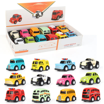 🚗 50% RABATT! 🧸 Cartoon-Spielzeugautos – Leuchtende Farben, ABS & langlebig – Perfekt als Geschenk ✨