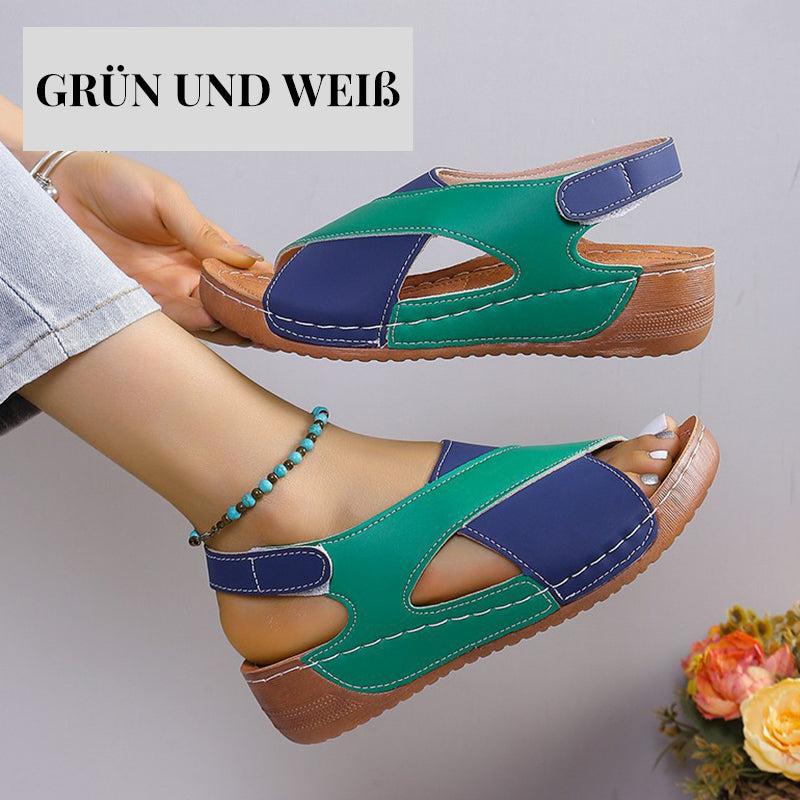 🔥HOT SALE-50% OFF🔥Ultra-bequeme orthopädische Sandalen mit schrägem Absatz für Frauen