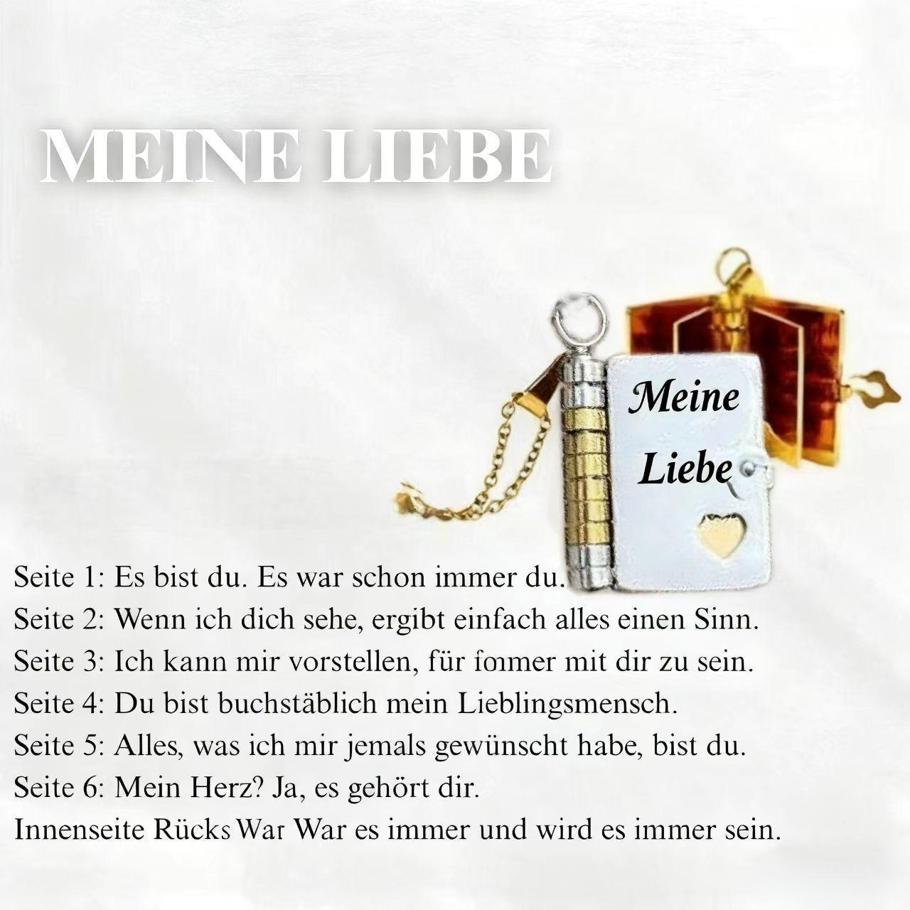 💗 Mein kleiner Sternenbuch-Anhänger für die Liebsten | Zeitloses Geschenk der Liebe an die Familie