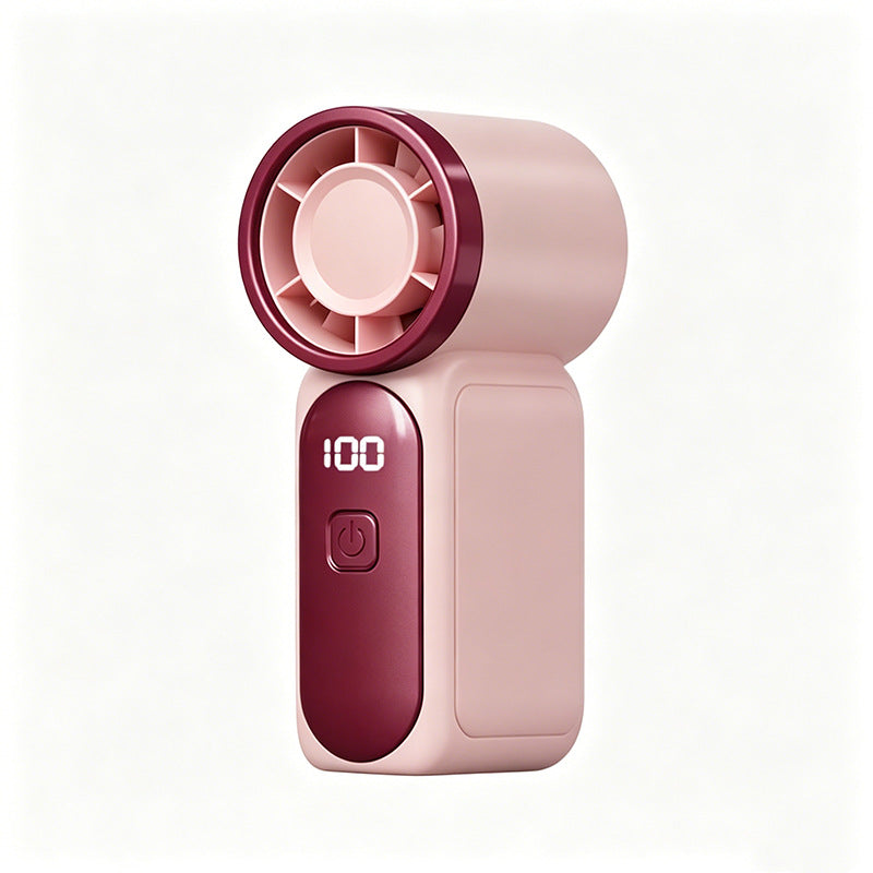 🌀Nur 12.99€ diesen Sommer!!!💨Mini-Handventilator mit LED-Anzeige –👍5-stufiger Turbo-Ventilator im Taschenformat.✨Über USB aufladbar, schnelle Kühlung für Reisen und beim Schminken. Das perfekte Geschenk.  Tragbare Kühlung