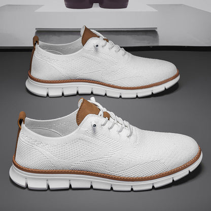 👟 50% RABATT! 🧦 Herren Atmungsaktive Strick-Freizeitschuhe – Leichte Sohle, flexibles Material & bequemer Halt – Perfekt für langes Stehen & Gehen im Alltag 🌿