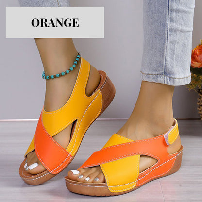 🔥HOT SALE-50% OFF🔥Ultra-bequeme orthopädische Sandalen mit schrägem Absatz für Frauen