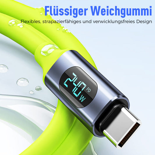 🔥Schnellladekabel, kompatibel mit iPhone und Samsung-Smartphones (einschließlich aller Smartphones mit Typ-C-Anschluss)