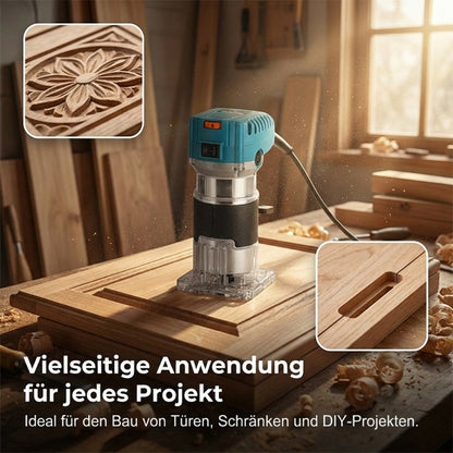 🛠️ Leistungsstarke 800W Holzbearbeitungsfräse 🎯 Komplettes Fräser- & Kantenfräserset