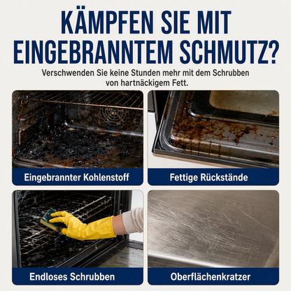 📢📢50 % Rabatt!!🎁✨ Hochwirksames Reinigungsspray für Backöfen und Kochfelder