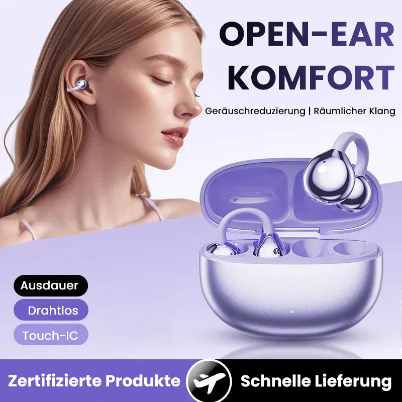 🎁Ostern Heißer Verkauf 60% Rabatt🫧2025 NEU Bluetooth-Ohrhörer mit Ohrclip