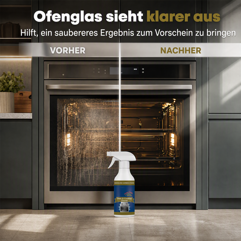 📢📢50 % Rabatt!!🎁✨ Hochwirksames Reinigungsspray für Backöfen und Kochfelder