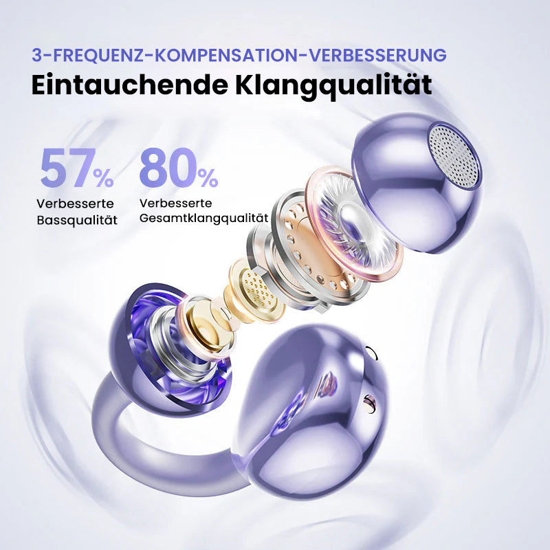 🎁Ostern Heißer Verkauf 60% Rabatt🫧2025 NEU Bluetooth-Ohrhörer mit Ohrclip