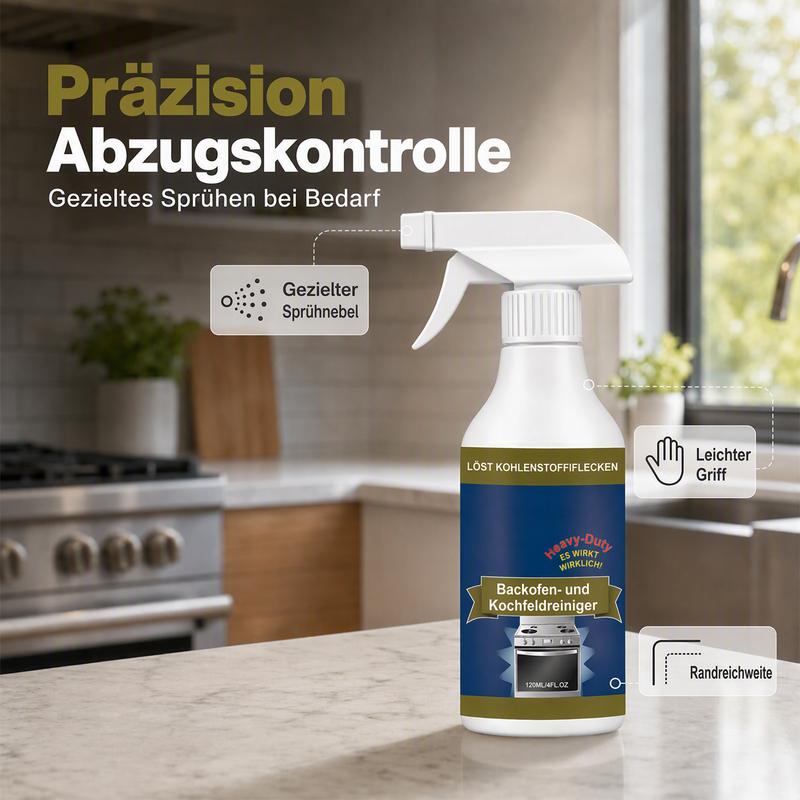 📢📢50 % Rabatt!!🎁✨ Hochwirksames Reinigungsspray für Backöfen und Kochfelder