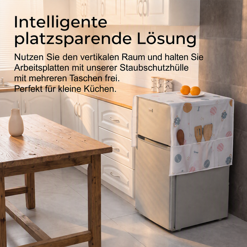🔥 Schnäppchen! ✨ Staubschutzabdeckung für Kühlschrank 🧊 | Einfache Montage & Staubabwehr