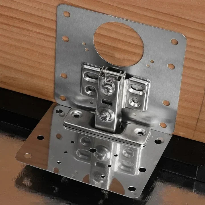 🛠️ HingePlate DIY Möbelscharniere Reparatur Seitenplatte 🏠 Einfache Scharnierreparatur