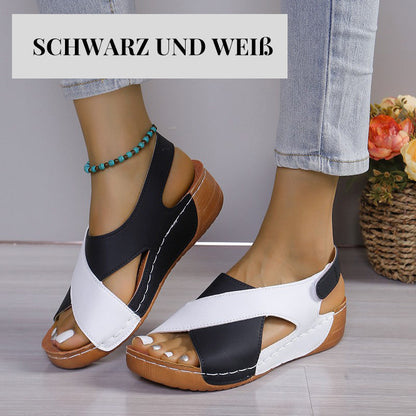 🔥HOT SALE-50% OFF🔥Ultra-bequeme orthopädische Sandalen mit schrägem Absatz für Frauen
