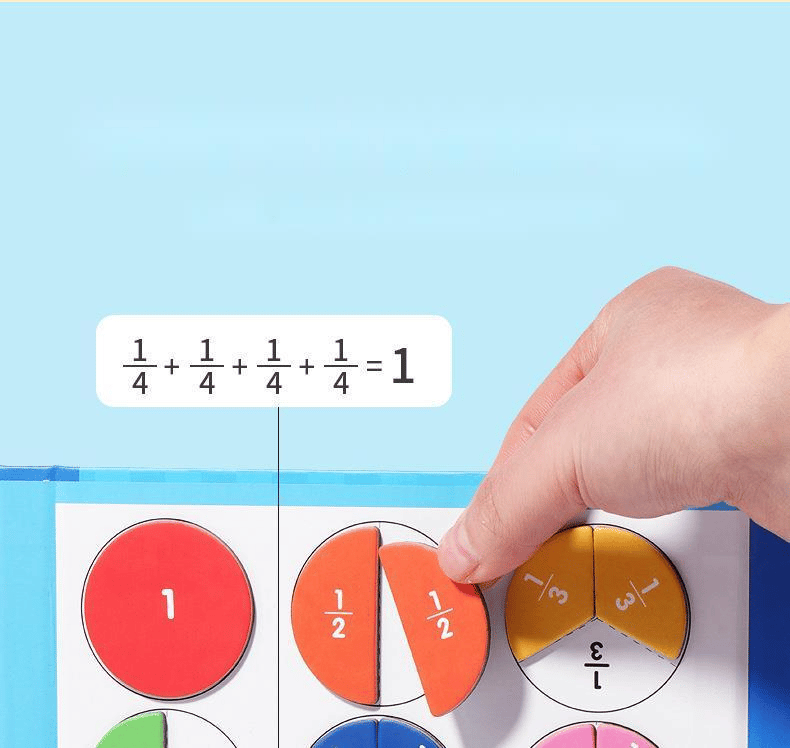 🧩🎨 Magnetisches Bruchpuzzle für Kinder – Entwickelt Feinmotorik & Lernspaß ✨🛡️ Sicher und langlebig für kreative Entdeckungen