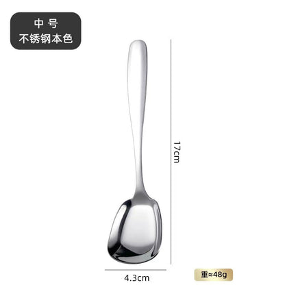 🥄Quadratischer Löffel aus rostfreiem Stahl🥄Mehr kaufen und mehr Rabatt erhalten