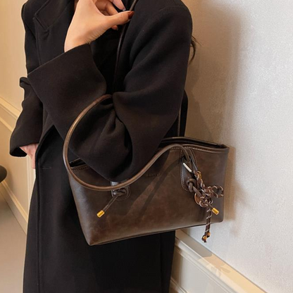 👜✨ Vintage-Umhängetasche aus PU-Leder für Damen – Zeitlos schön!