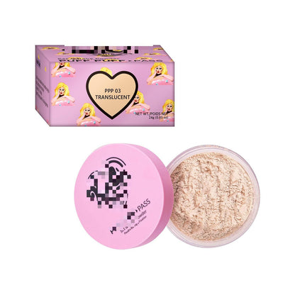 ⏳Begrenzte Zeit 50% Rabatt💥Kosmetischer Fixierpuder mit extraflaumiger Puderquaste