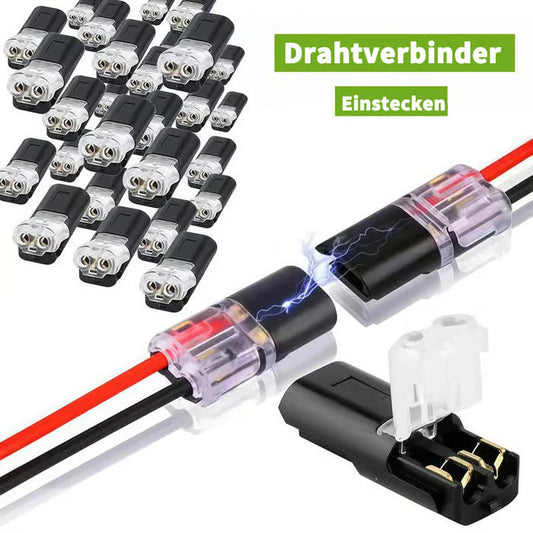 💘 50% Rabatt! 🔌 Doppeldraht-Steckverbinder mit Verriegelungsklip – Sicher & Schnell verbinden in 70% weniger Zeit!