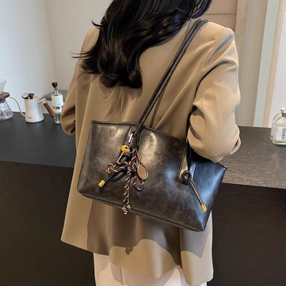 👜✨ Vintage-Umhängetasche aus PU-Leder für Damen – Zeitlos schön!