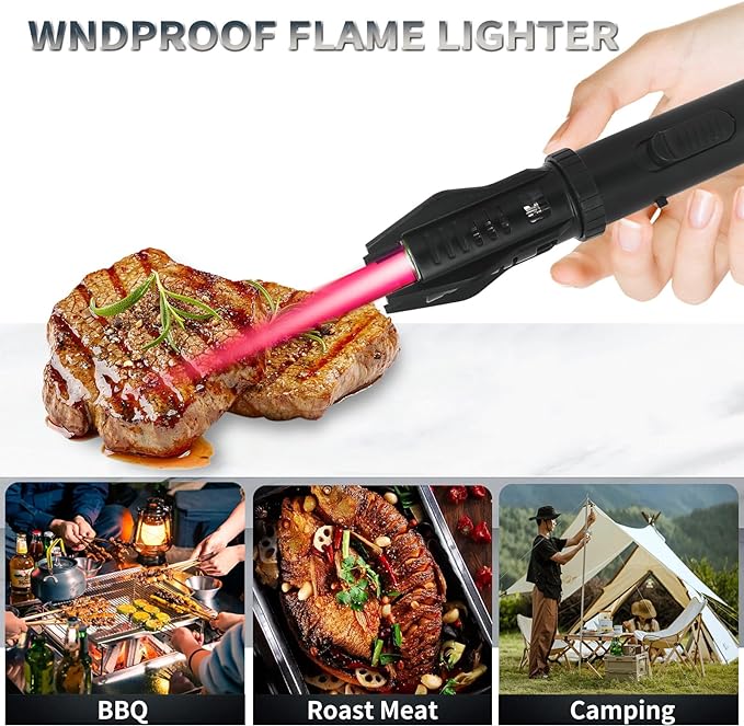 💥 Camping-Feuerzeug – Windfest & Gerade Flamme – 50% Rabatt! 🎄✨