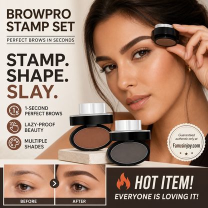 ✨ 1 kaufen, 1 gratis! 🖌️ Augenbrauen-Stempelset mit Applikator, wasserfest, bis zu 24 Std. Halt