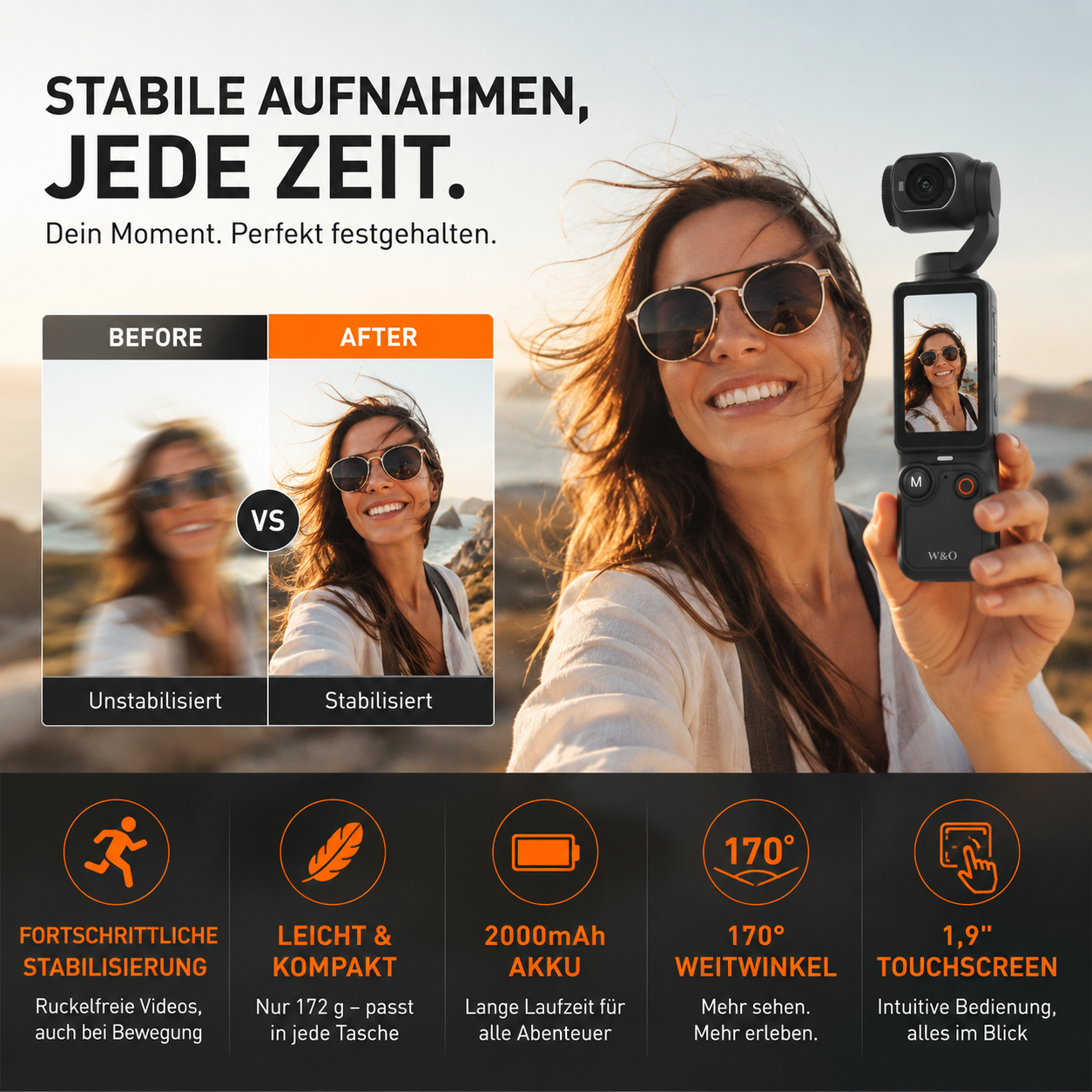 📸✨ 【Limitierte Auflage – 50 % Rabatt】Taschenkamera mit klappbarem Display – Selfies perfekt in Szene setzen 📱💄 sofort teilen, ohne Nachbearbeitung