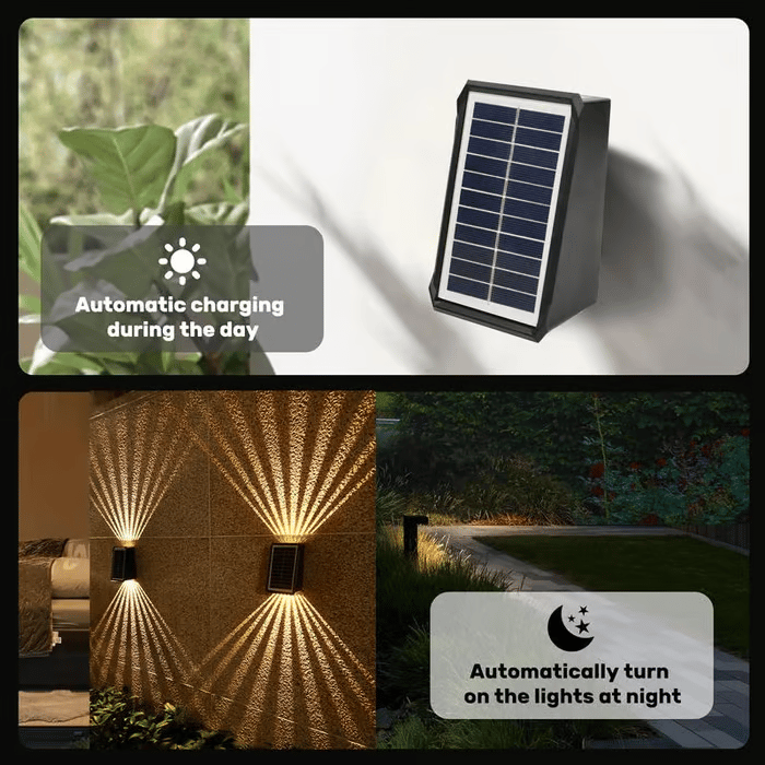 ⏰Zeitlich begrenzte Aktion 50% Rabatt🔥LED-Solar-Wandleuchten Außenleuchten wasserdicht