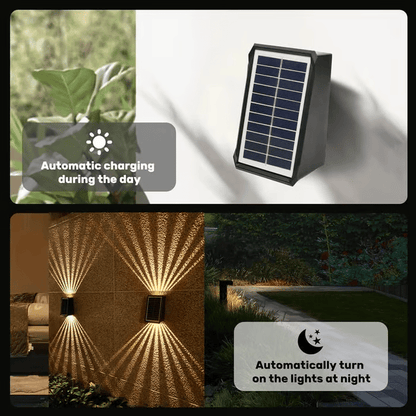 ⏰Zeitlich begrenzte Aktion 50% Rabatt🔥LED-Solar-Wandleuchten Außenleuchten wasserdicht
