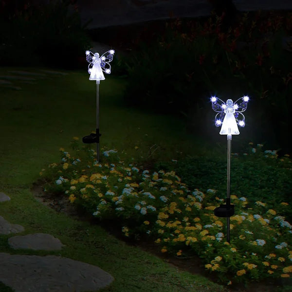 ⏳Zeitbegrenzt 50% Rabatt！🏡Garten Dekor Solarleuchte Engel Form