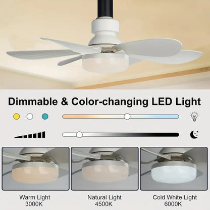 🌀 50% RABATT! ⏳ 40W LED-Deckenventilator mit Licht & Fernbedienung – Ultra-leise, 52 cm & E27-Fassung – Perfekt für Schlafzimmer, Küche oder Garage – inklusive B22-Adapter 🔥
