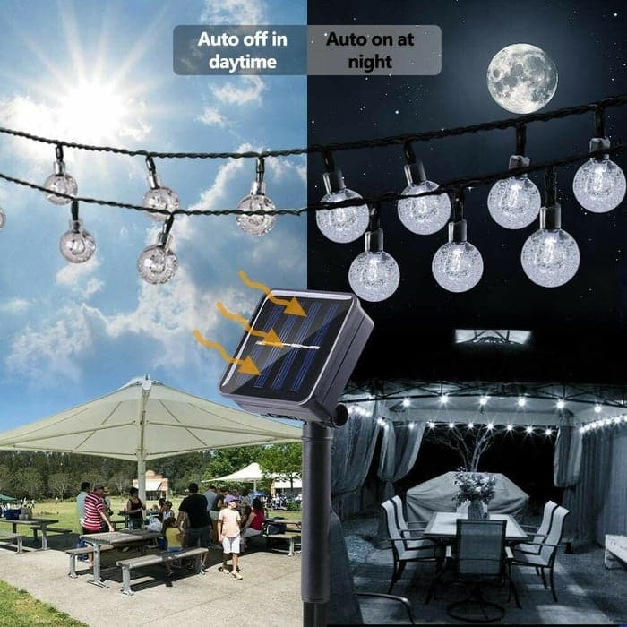💎 40% RABATT! 💎 Wasserdichte Solar-LED-Lichtgirlanden – IP65, Fernbedienung & 10 Std. Laufzeit für Garten, Terrasse & Feste 🌞✨
