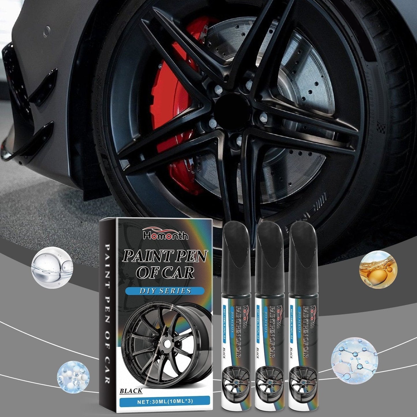 🔥Mehr kaufen, mehr geschenkt🔥Reparaturstift für Kratzer an Autoreifen🚗