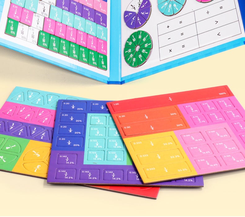 🧩50% RABATT! 🎨 Magnetisches Bruchbuch-Puzzle für Kinder – Lehrreich, Sicher & Förderung der Feinmotorik ✨