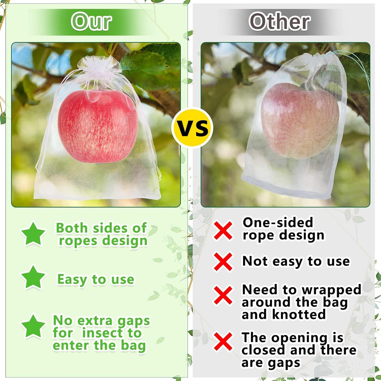 🔥🔥Mehr kaufen – mehr sparen!🥝🍊🍇Fruchtschutzbeutel – Effektiver Schutz für Ihre Früchte!