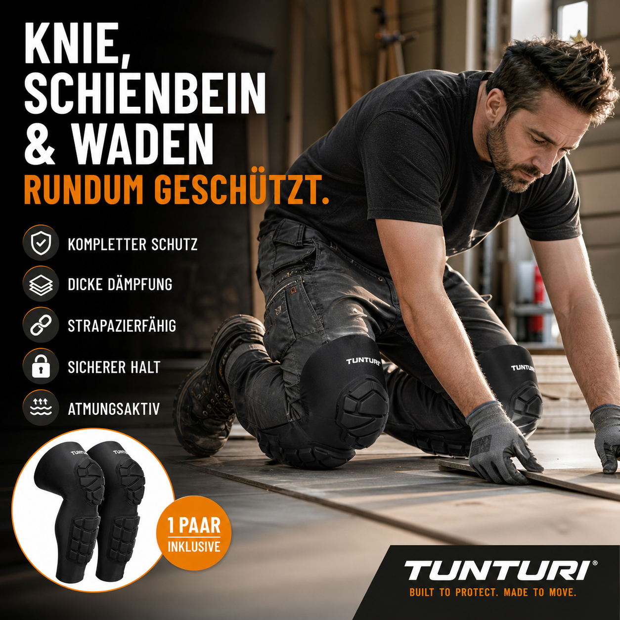 🏃 50% RABATT! 🛡️ Stoßfeste Knieschoner für Sport, dämpfen Stöße, bequem atmungsaktiv, ideal für verschiedene Sportarten🦵