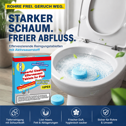 🔥 50 % RABATT! 🫧 Leistungsstarke Reinigungstabletten für Abflüsse – lösen Schmutz, Fett und üble Gerüche auf und sorgen für ein frischeres Rohrsystem ✨