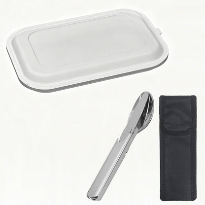 🍱✨ Tragbare Lunchbox aus lebensmittelechtem Silikon – 50% RABATT! BPA-frei, auslaufsicher, faltbar – perfekt für Arbeit, Reise & Picknick. 🔥💪