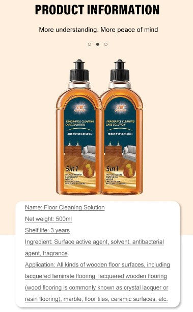 🔥Mehr kaufen, mehr sparen✨Bodenreiniger, Dual-Action Fleck- und Geruchsentferner, schützt natürliche Bodenoberflächen