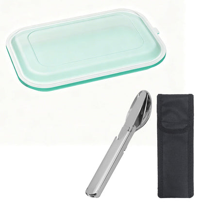 🍱✨ Tragbare Lunchbox aus lebensmittelechtem Silikon – 50% RABATT! BPA-frei, auslaufsicher, faltbar – perfekt für Arbeit, Reise & Picknick. 🔥💪