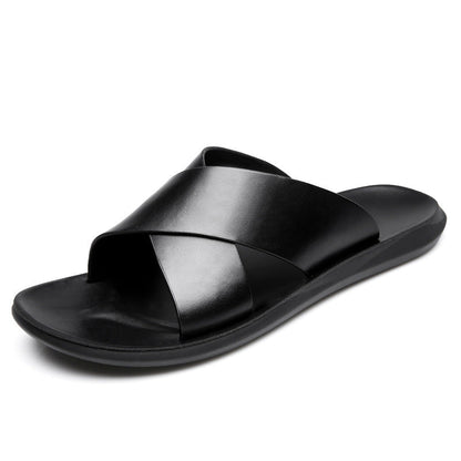 🏖️🔥HEUTE 50% RABATT AUF ALLE MODELLE🔥🏖️ NEUE HERREN-STRANDSANDALEN AUS ECHTEM LEDER™👞🌞