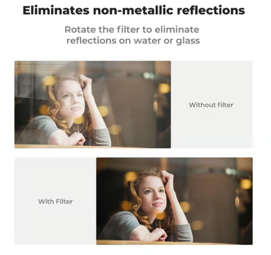 🔥🔥Kaufen Sie mehr und profitieren Sie von größeren Rabatten! 52 mm Clip-on-Zirkularpolarisationsfilter für Kameraobjektive