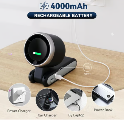 🌞Hot Sale 50% OFF🎁 ❄️Summer Savior A Hand-sized Hair Dryer💨5-Speed Foldable Handheld Fan Portable Design, Perfect Summer Companion!