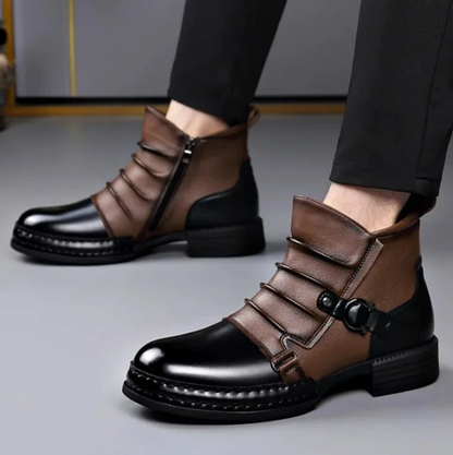 👞🔥JETZT 50 % RABATT! ⏰ Herren-Ankle-Boots aus echtem Leder – Strapazierfähig, stylisch und ganztägiger Tragekomfort für Freizeit und Beruf 🔧