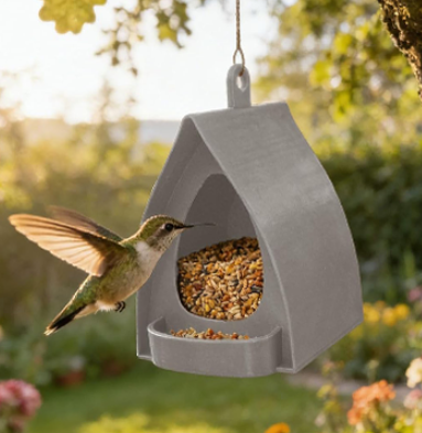 🐦 40% RABATT! 🌿⏰Aufhängbarer Vogelfutterspender mit Dach – Wetterschutz, Leicht zu befüllen & Hält Eichhörnchen fern