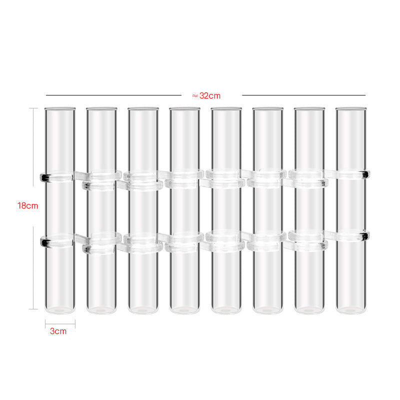 🏺✨ Zylindrische Vasen aus transparentem Glas | Moderne Glasvasen für Dekoration