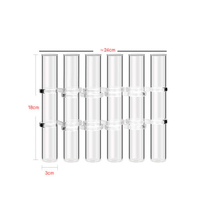 🏺✨ Zylindrische Vasen aus transparentem Glas | Moderne Glasvasen für Dekoration