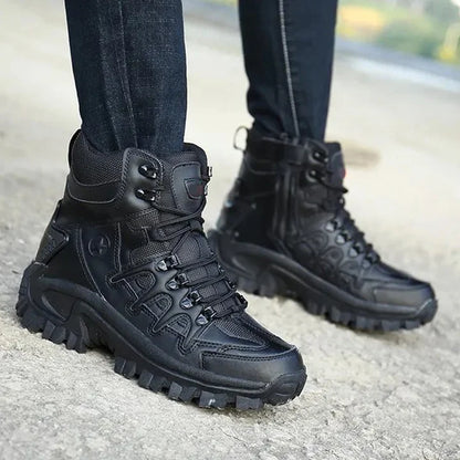 ✨Zeitlich begrenzt 50%RABATT🔥 Herren Outdoor wasserdichte rutschfeste Wanderstiefel Kampfstiefel