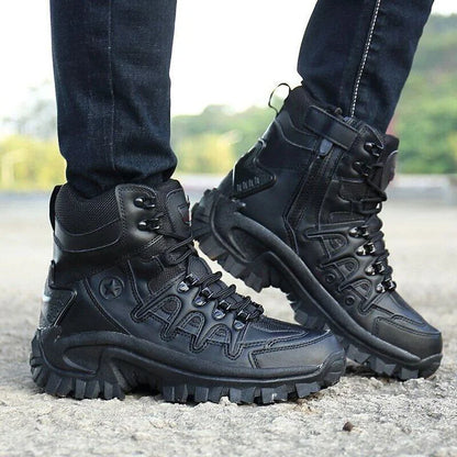 ✨Zeitlich begrenzt 50%RABATT🔥 Herren Outdoor wasserdichte rutschfeste Wanderstiefel Kampfstiefel